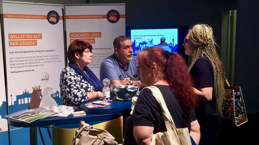 Der GASAG Konzernbetriebsrat auf dem SPD-Landesparteitag