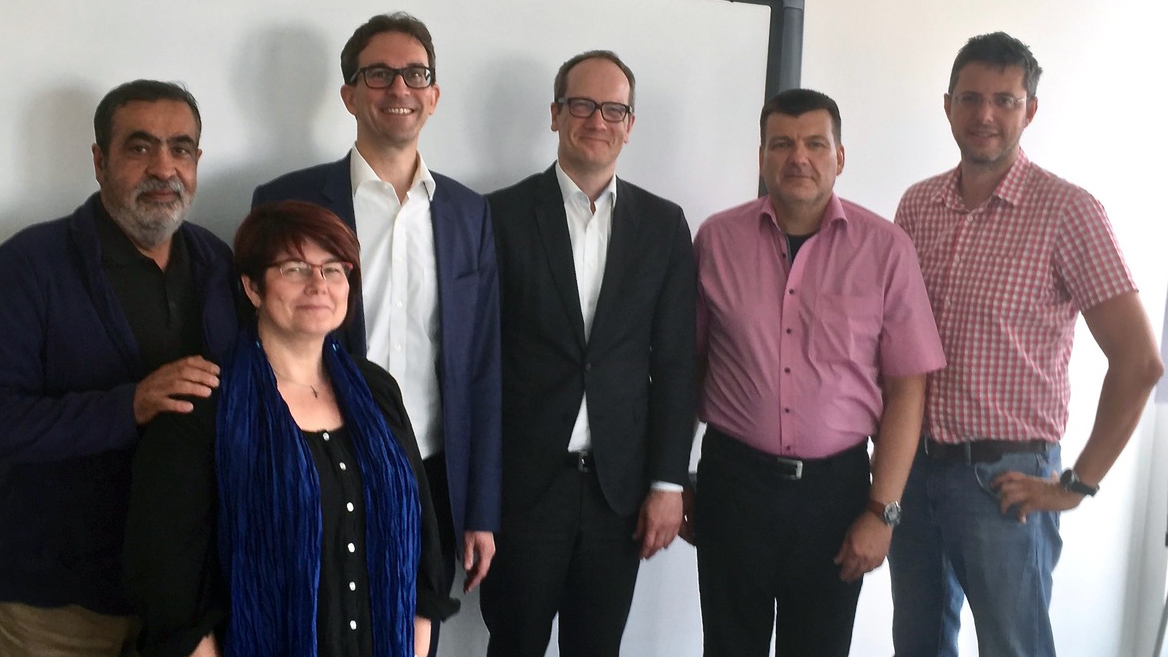 Florian Swyter zu Besuch beim GASAG Konzernbetriebsrat