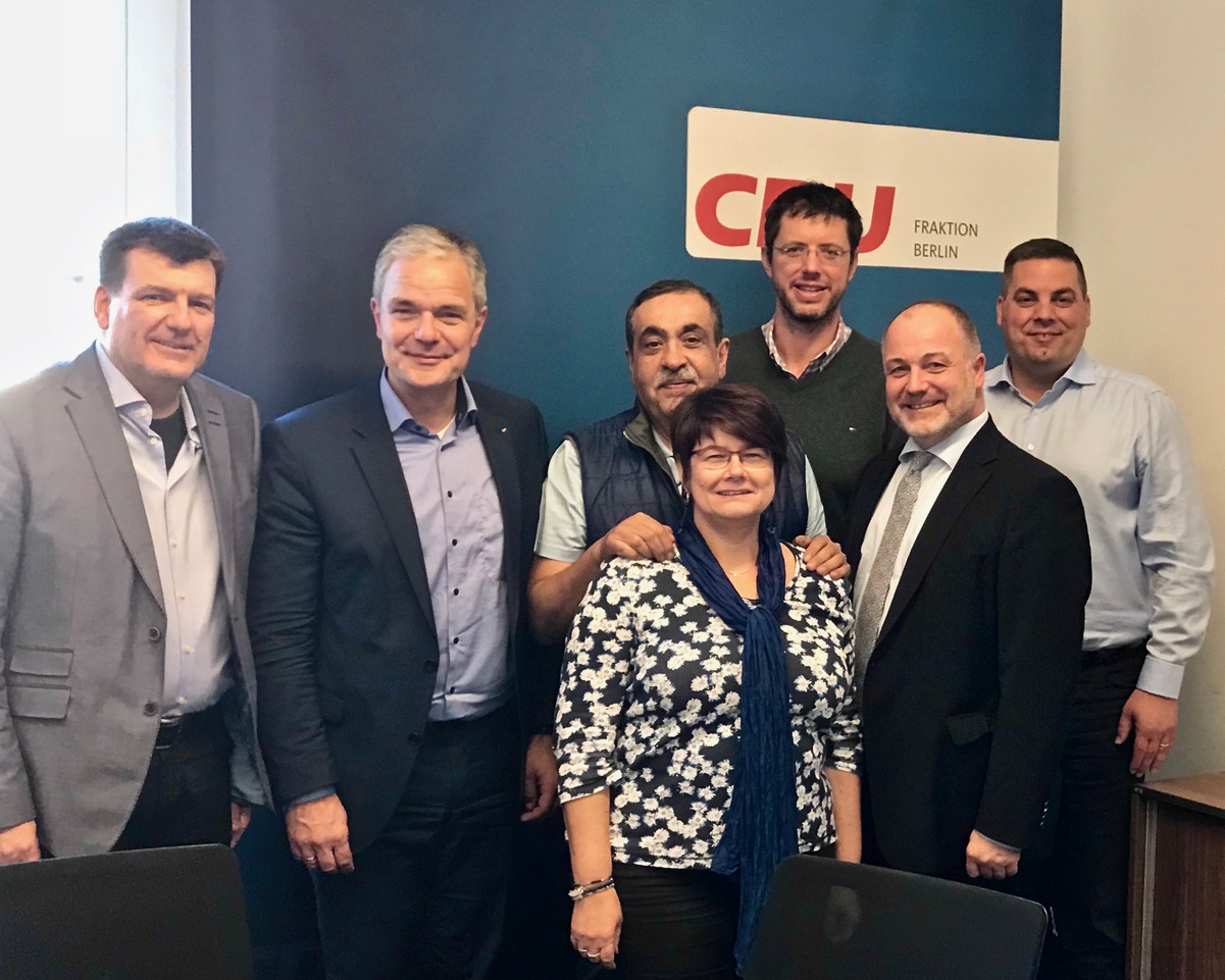 Mitglieder des KBR Blog zu Gesprächen bei der CDU Fraktion im Abgeordnetenhaus