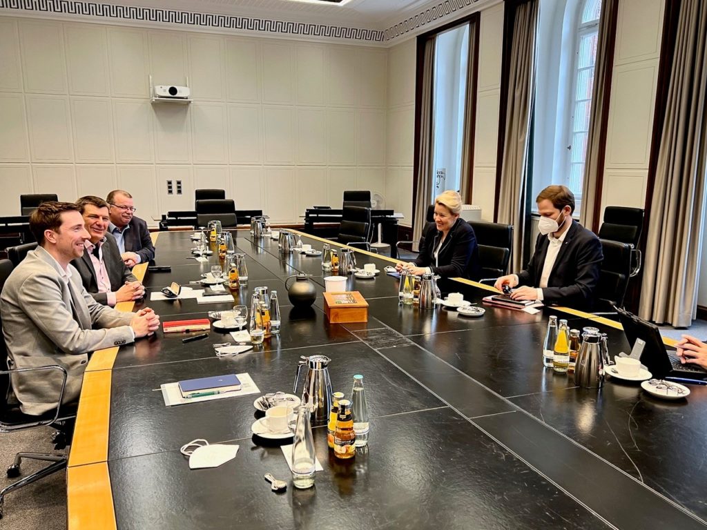 Giffey Gasag Betriebsrat Treffen